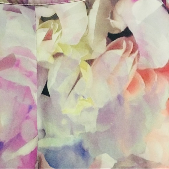 True Violet Floral Print Palazzo Pant (UK12/US8) - Picture 7 of 14